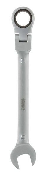 Chiave combinata con cricchetto snodato - 17 mm