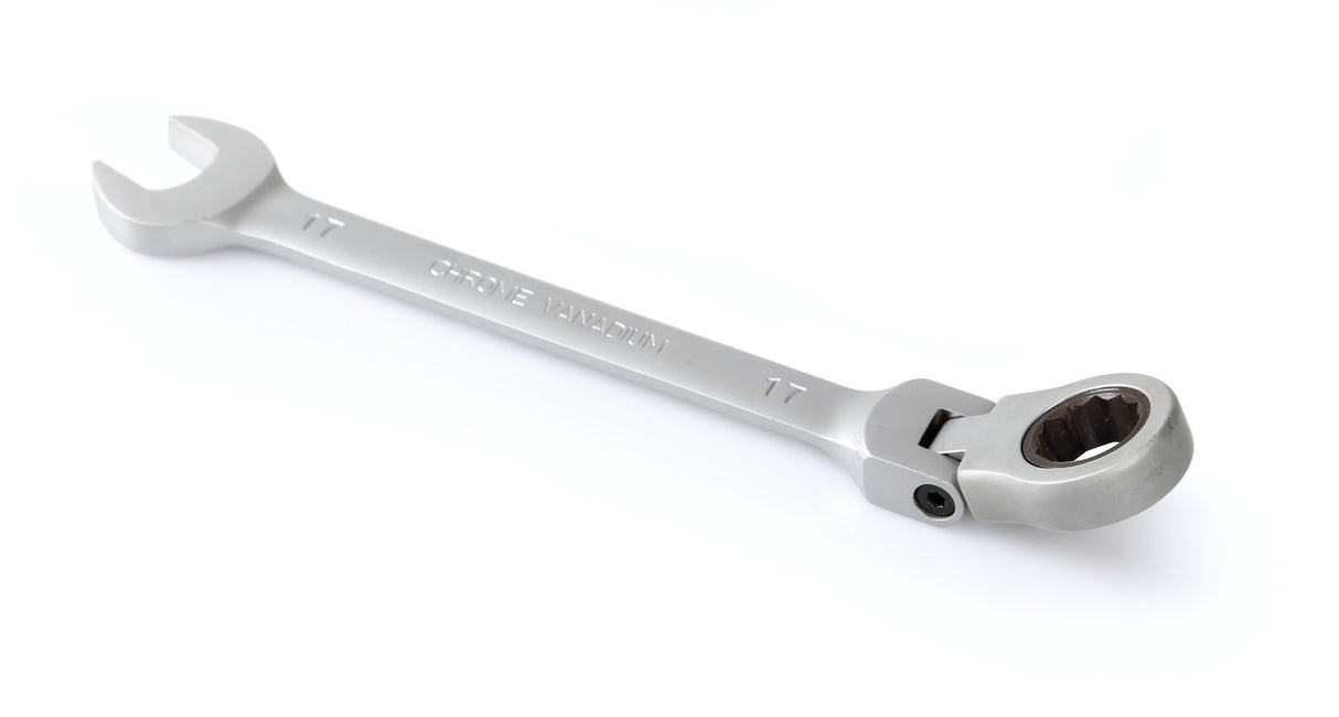 Chiave combinata con cricchetto snodato - 17 mm