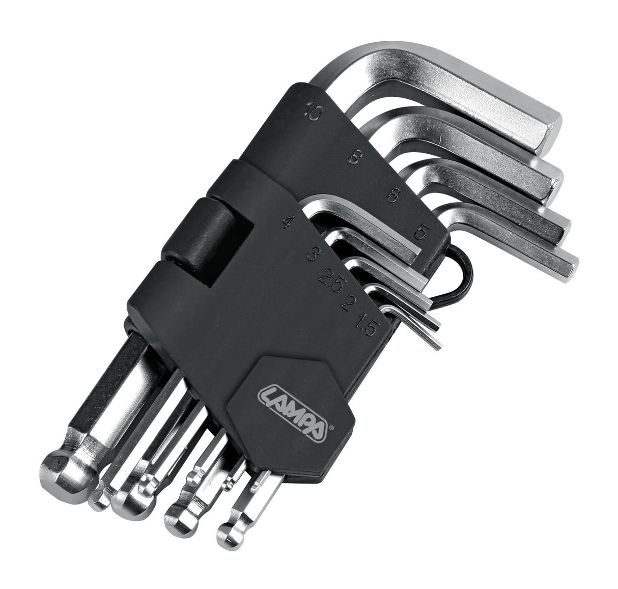 Set 9 chiavi esagonali maschio