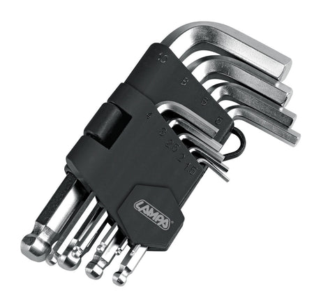 Set 9 chiavi esagonali maschio