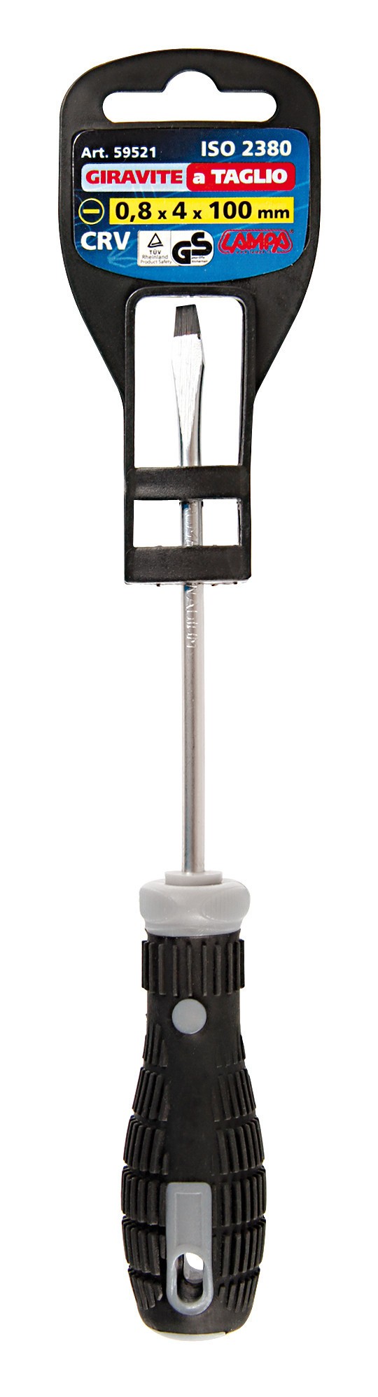 Giravite per viti a testa con intaglio - 0,8x4x100 mm