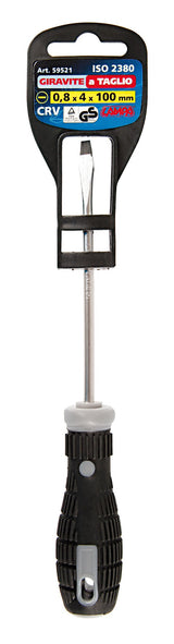 Giravite per viti a testa con intaglio - 0,8x4x100 mm