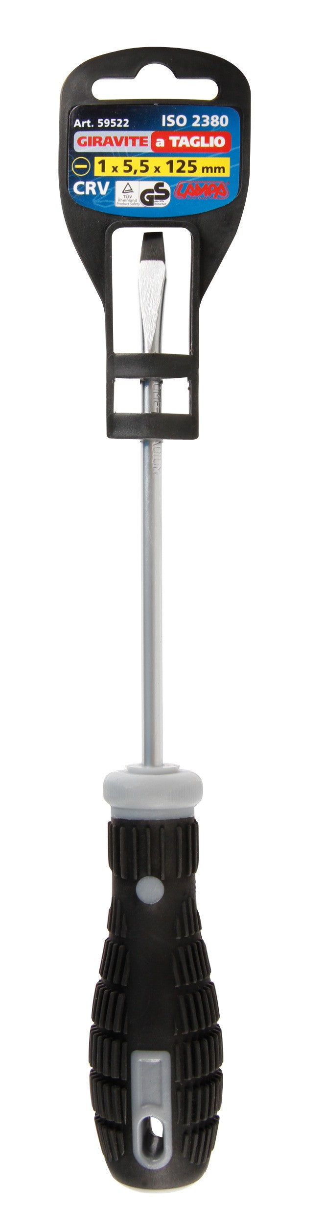 Giravite per viti a testa con intaglio - 1x5,5x125 mm