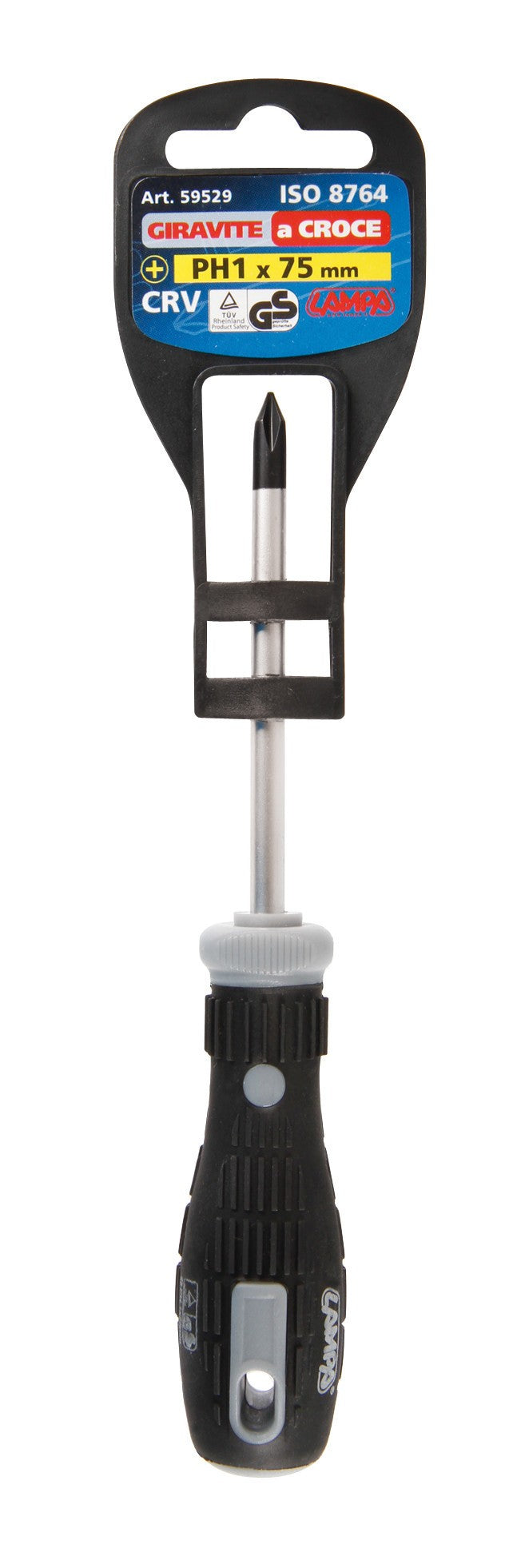 Giravite per viti a testa con croce - PH1 x 75 mm