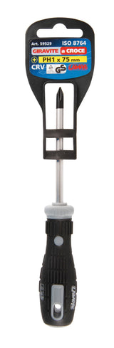 Giravite per viti a testa con croce - PH1 x 75 mm