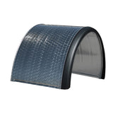 Parafango inox fiorettato / gomma 2100X1340X700