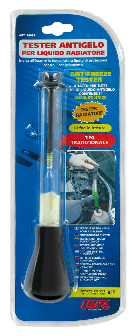 Tester antigelo in vetro