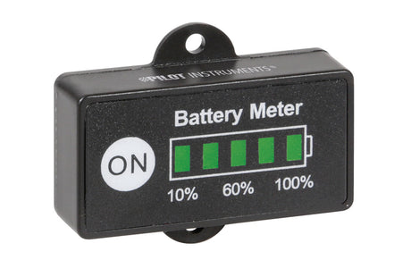 Indicatore di carica a Led per batteria, 12/24V