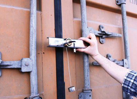 Zanna 4, lucchetto blocca-porte posteriore in acciaio inox