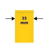 Pro-Safe, set 2 nastri tensori con cricchetto a doppio gancio - 5 m