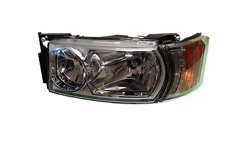 Left electric projector headlight with LED Scania 2010