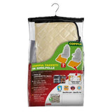 Pair of imitation leather mats - Cream - Iveco Stralis wide cab