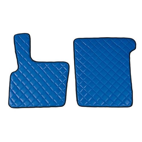 Pair of imitation leather carpets - Blue - Daf XF95