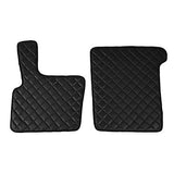 Pair of leatherette carpets - Black - Daf XF95