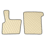 Pair of leatherette carpets - Cream - Daf XF95