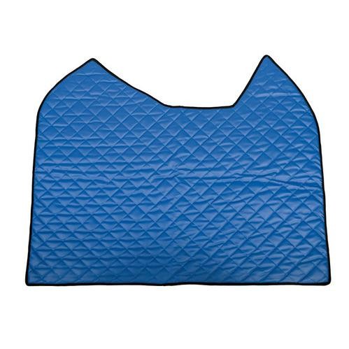 Imitation leather central mat - Blue - Mercedes Actros MP4 wide cab