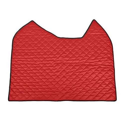 Leatherette centre mat - Red - Mercedes Actros MP4 wide cab