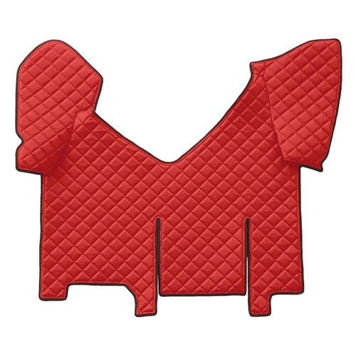 Leatherette central mat - Red - Stralis automatic, wide cab, sliding fridge