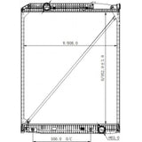 Water radiator for Actros 96/02