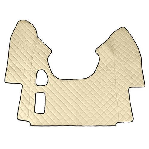 Leatherette central mat - Cream - Daf XF 95, Manual