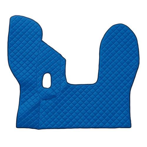 Leatherette central mat - Blue - Daf CF manual, Euro 6