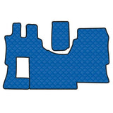 Single leatherette carpet - Blue - Mercedes Actros MP4 Star trim 