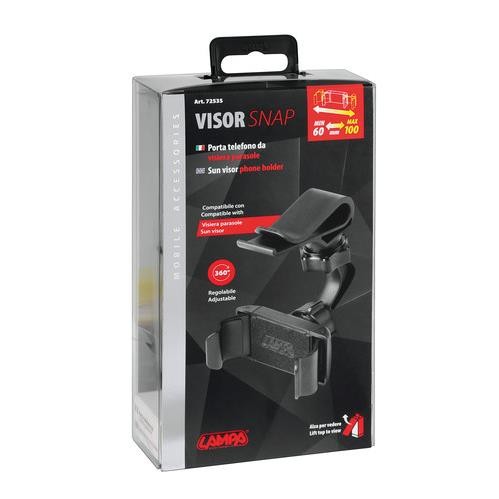 Visor Snap, phone holder for sun visor