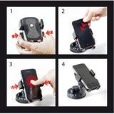Easy-Lock, phone holder with automatic locking