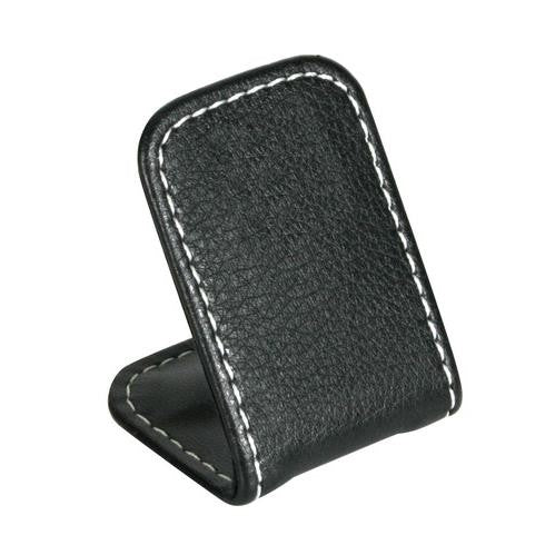 Natural leather magnetic phone holder
