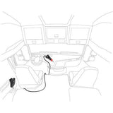 4-Port USB Charger with Extension Cable - Fast Charge - 7800 mA - 12/24V