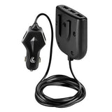 Family Usb, 5-port Usb charger with extension - Fast Charge - 11600 mA - 12/24V