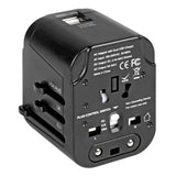 Travel Mate Elite Universal Travel Adapter + 2-Port USB Charger