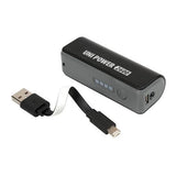 Uni-Power 2600 power-pack with universal Apple / Micro Usb cable