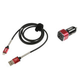 2 in 1 Universal Kit (Apple 8 pin / Micro Usb) - Fast Charge - 12/24V
