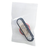 Set of 20, 3 LED clearance light, flush-mounted, 12/24V - White