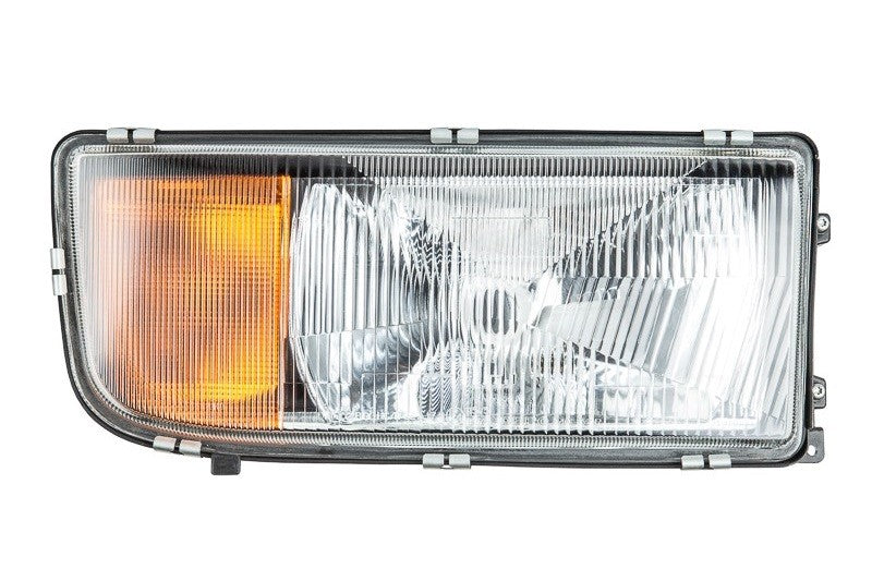 Actros MP1 manual right projector headlight with orange arrow