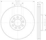 Front brake disc for Daily