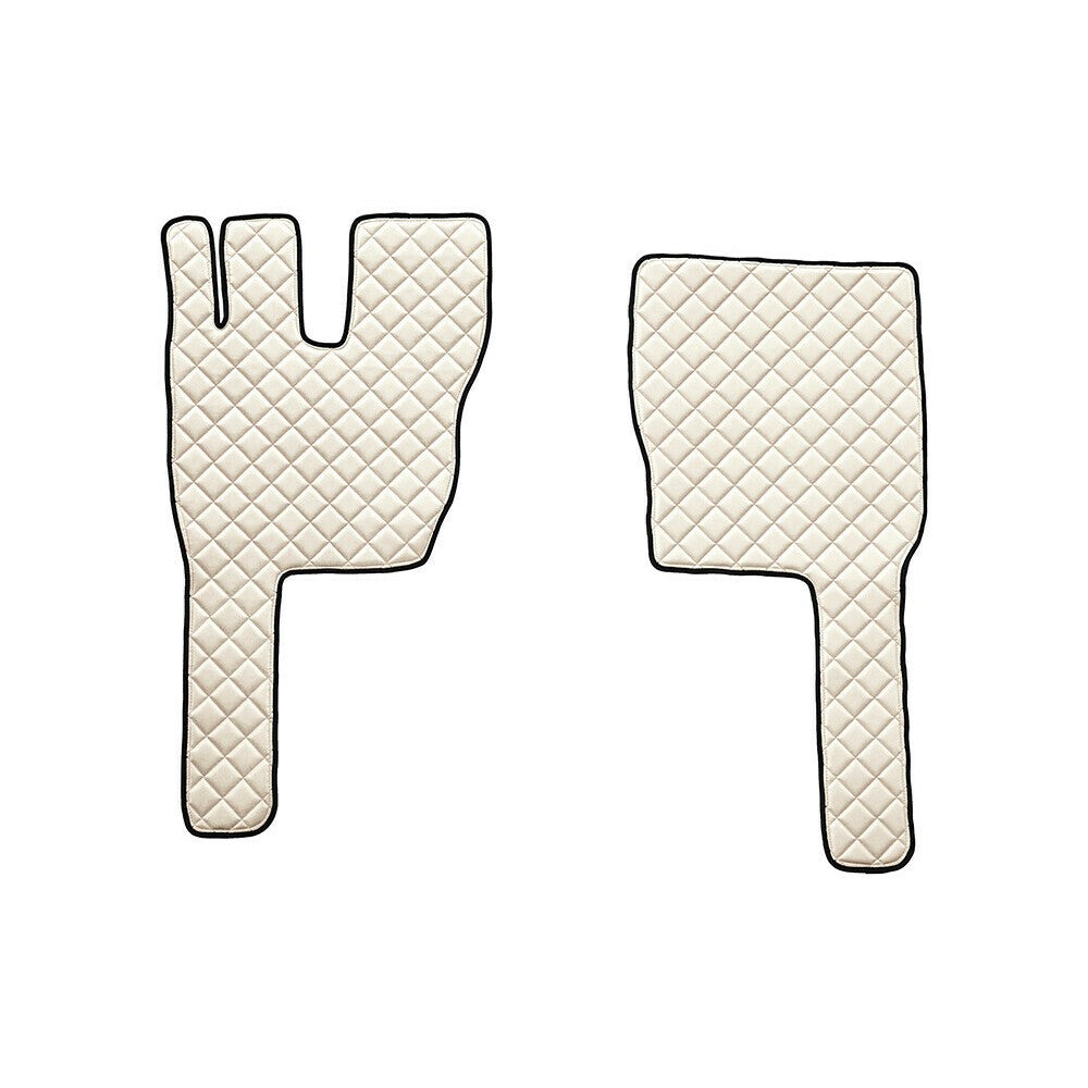 Coppia tappeti in similpelle - Panna - Volvo FM4