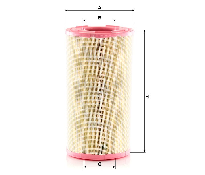 Filtro aria motore Mann Filter per Daf XF105 XF106