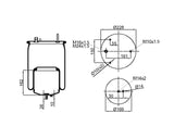 Rear Suspension Air Spring Small for Volvo FH4