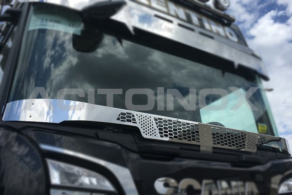 Protection Pour Balais D'essuie-glace En Acier Chromé - 1 Pièce Compatible Scania 2006-2016