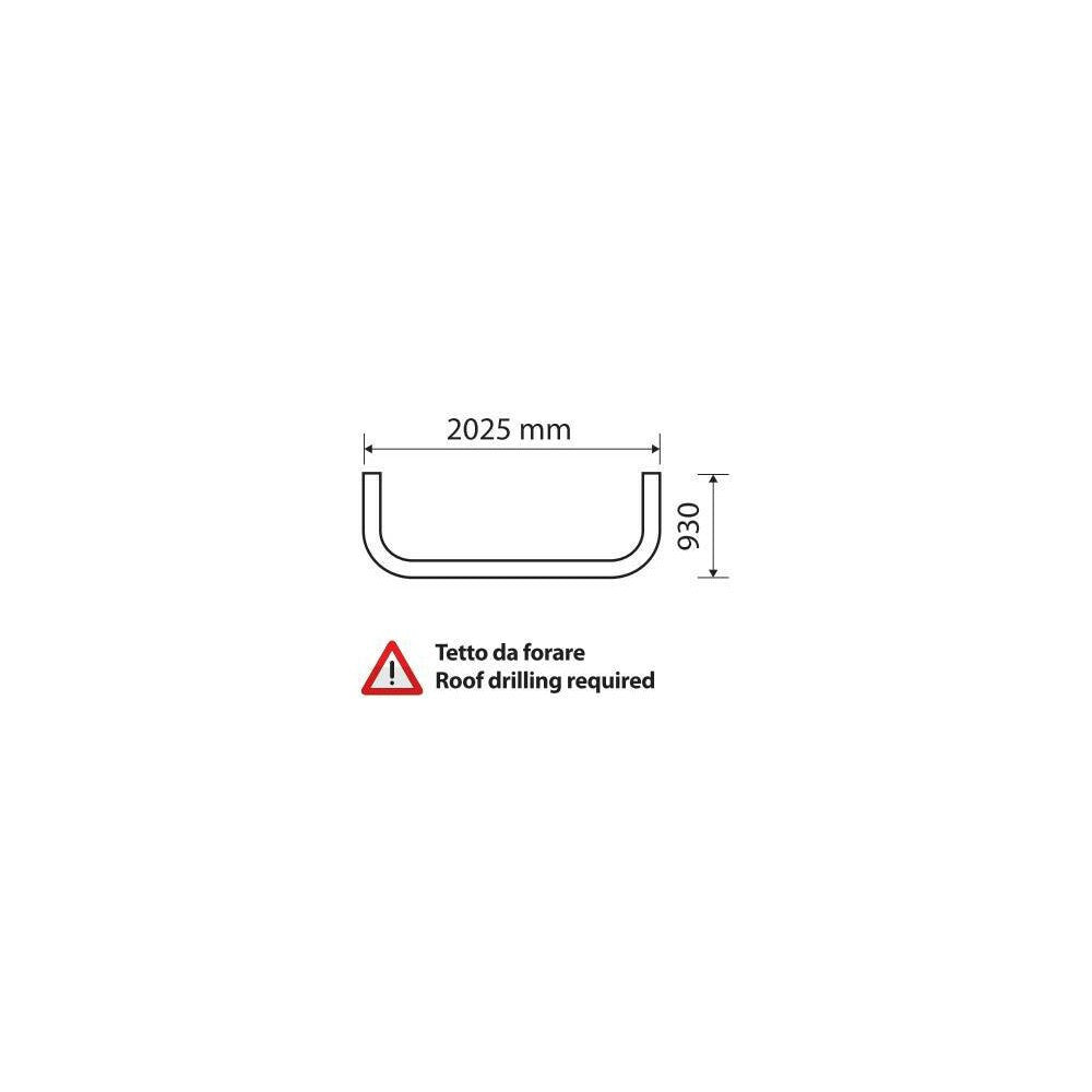 Barra portafari per tetto - Type 1 - compatibile per Ford F-Max (10/18 )