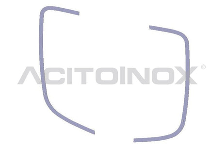 Coppia applicazioni per presa d'aria inferiore daf xf 106 euro 6