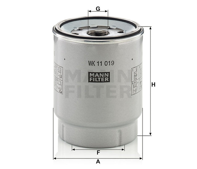 Filtro decantatore gasolio Mann Filter