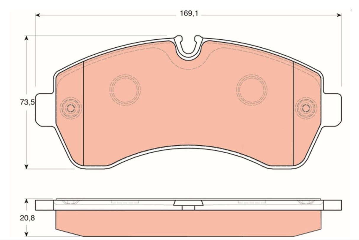 Serie pastiglie freno Mercedes Sprinter