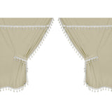 Premiere smart cabin, set tende microfibra per camion - Panna