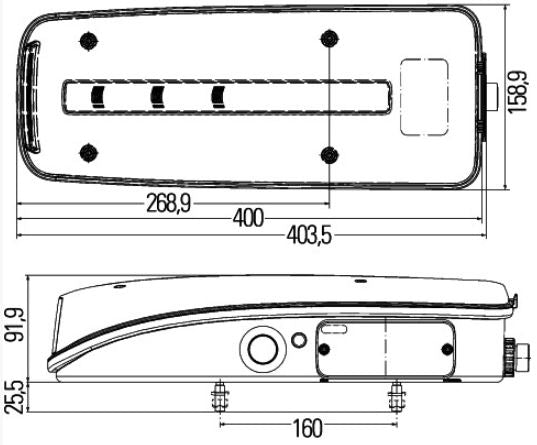 Fanale posteriore sinistro Led per Daf