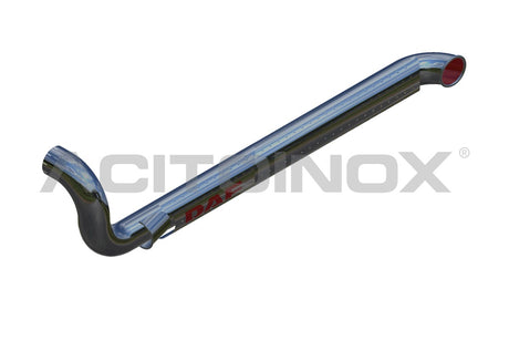 Terminale di scarico 1 uscita con presa d'aria daf xf 105