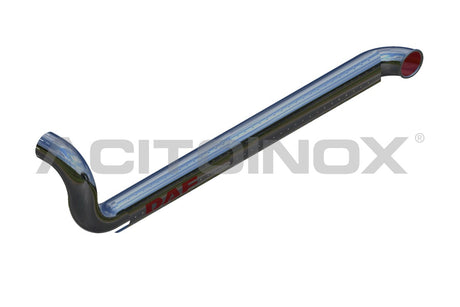 Terminale di scarico 1 uscita senza presa d'aria daf xf 105