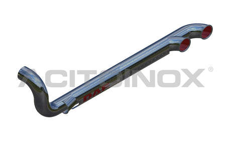 Terminale di scarico 2 uscite con presa d'aria daf xf 105